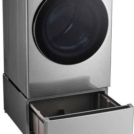 LG 27 in. Laundry Pedestal in Gray Graphite Steel with Drawer