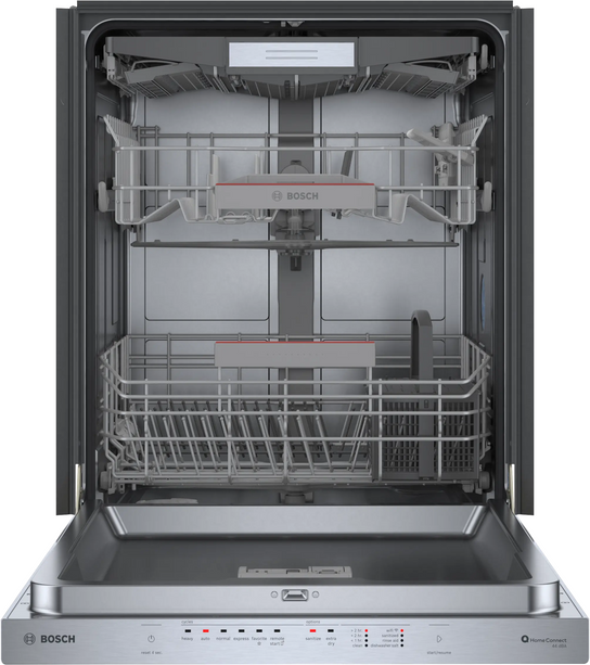 Bosch SHP65CC5UC 500 Series 24" Top Control Dishwasher – PrecisionWash & Flexible 3rd Rack