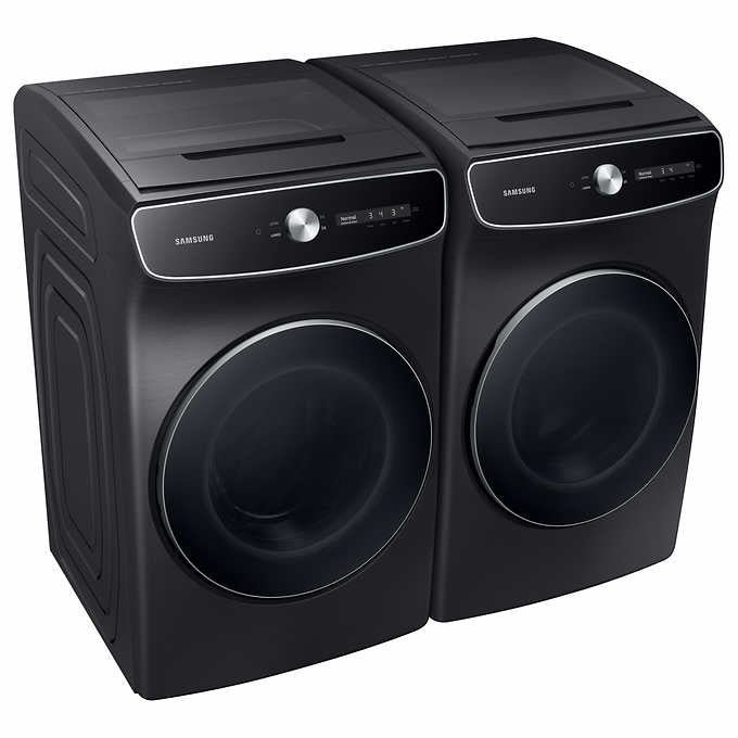 Samsung 6.0 cu. ft. FlexWash Washer and 7.5 cu. ft. ELECTRIC OR GAS FlexDry Dryer with Multi-Steam Technology