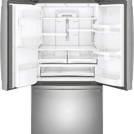 GE 27.7 Cu Ft French-Door Refrigerator – Fingerprint-Resistant Stainless