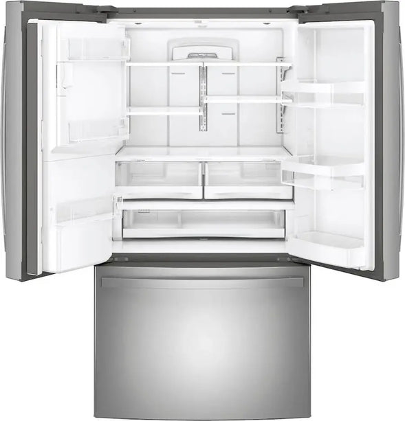 GE 27.7 Cu Ft French-Door Refrigerator – Fingerprint-Resistant Stainless