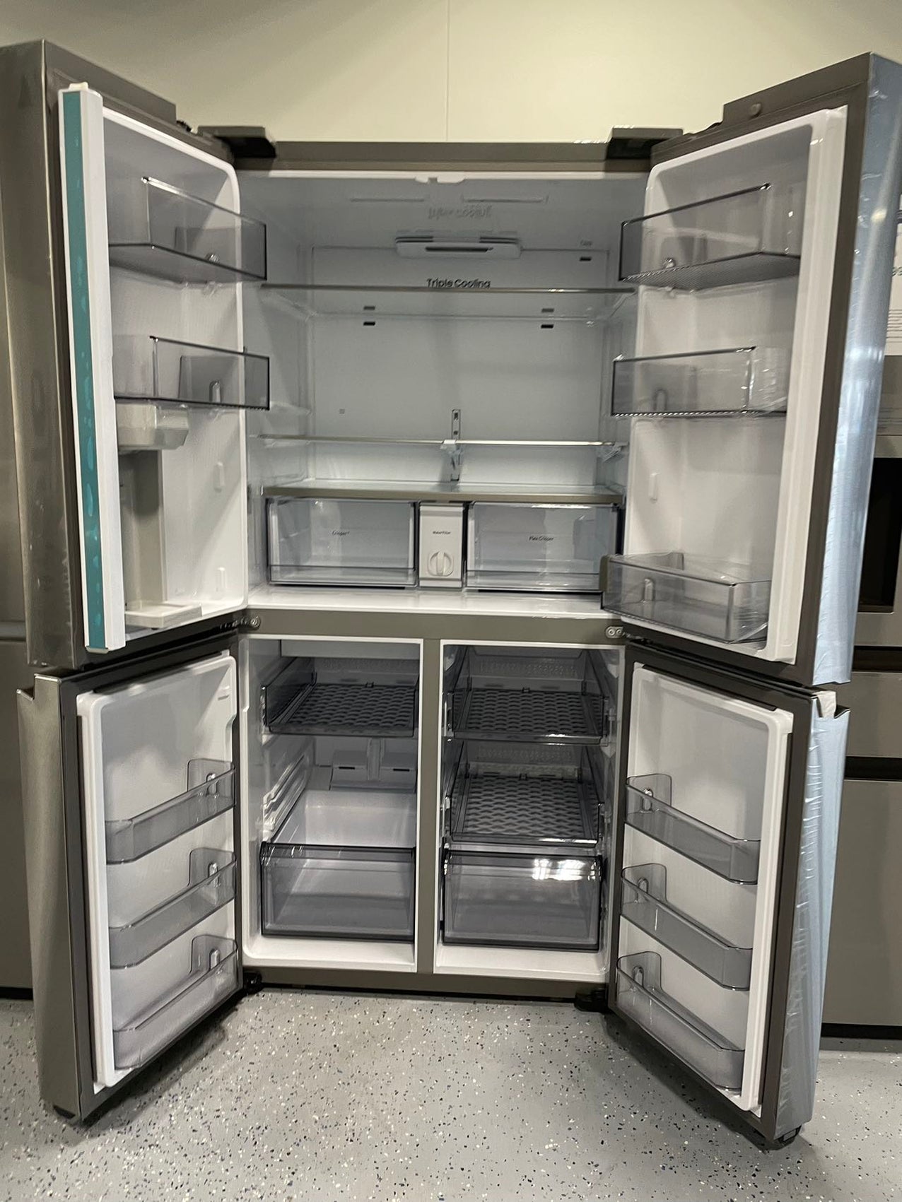 Samsung 4Door Flex French Door Smart Refrigerator with Autorefilled — Appliances 4 Less