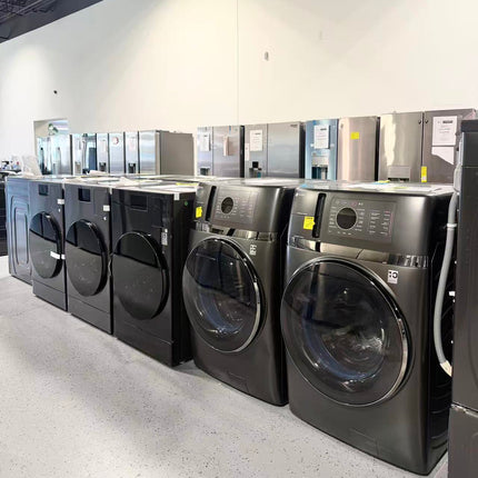 FROM $1299 PICKUP! GE Profile - UltraFast 4.8 Cu. Ft. High-Efficiency Smart Front Load Washer and Dryer Combo with Ventless Heat Pump - Carbon Graphite
