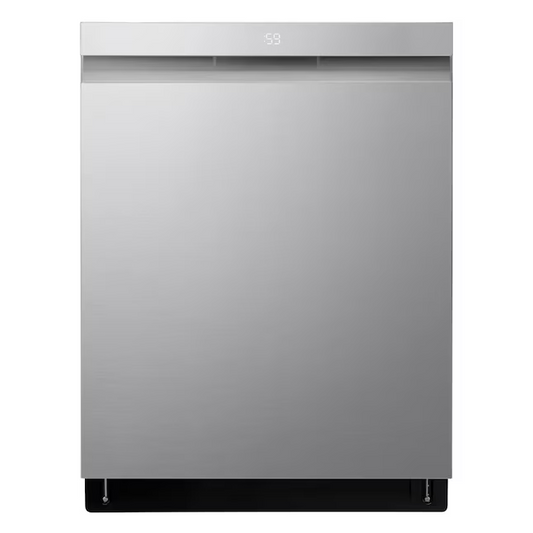 24″ LG QuadWash® Pro Dishwasher — 46 dB Quiet, 15‑Place Stainless Steel