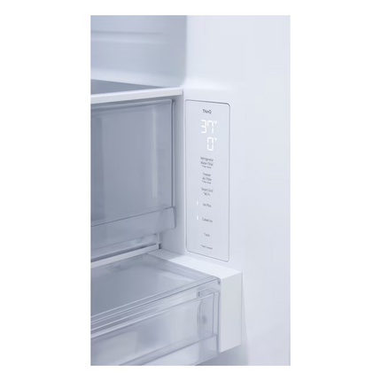 LG 25.1 cu. ft. Counter‑Depth MAX™ 3‑Door French‑Door Refrigerator — Slim Profile, Internal Water Dispenser, Smart Cooling