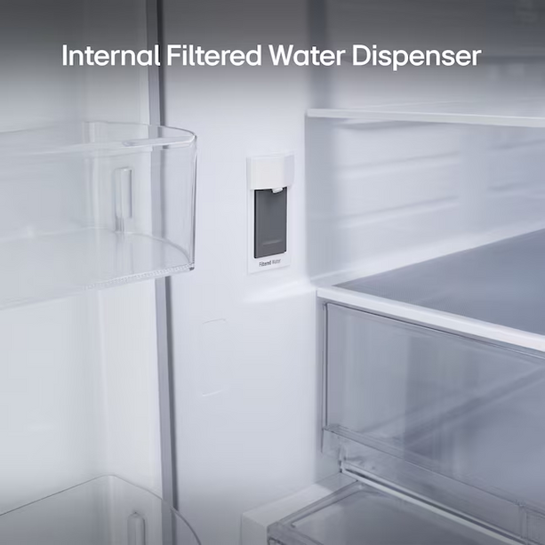 LG 25.1 cu. ft. Counter‑Depth MAX™ 3‑Door French‑Door Refrigerator — Slim Profile, Internal Water Dispenser, Smart Cooling