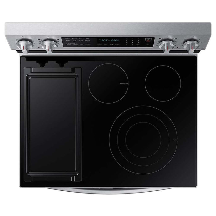 Samsung 6.3 cu. ft. Smart Freestanding Electric Range with Flex Duo™, No-Preheat Air Fry & Griddle