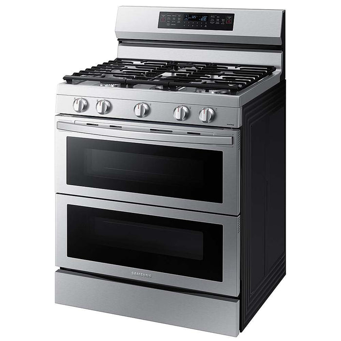 Samsung 6.0 cu. ft. Smart Freestanding Gas Range with Flex Duo™, Stainless Cooktop & Air Fry