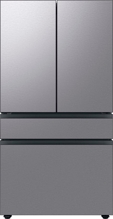 Samsung - Bespoke 23 cu. ft. 4-Door French Door Smart Refrigerator with AutoFill Pitcher in Stainless Steel, Counter Depth