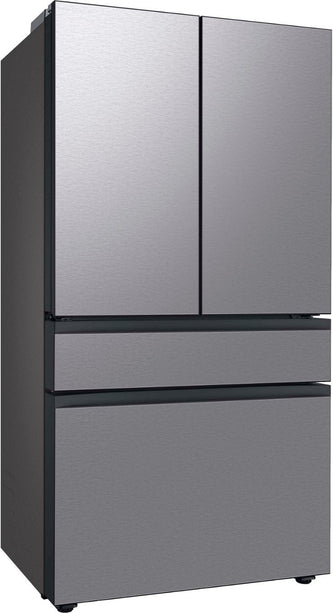 Samsung Bespoke 23 cu. ft. 4-Door French Door Smart Refrigerator with Beverage Center in Stainless Steel, Counter Depth