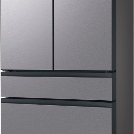 Samsung Bespoke 23 cu. ft. 4-Door French Door Smart Refrigerator with Beverage Center in Stainless Steel, Counter Depth