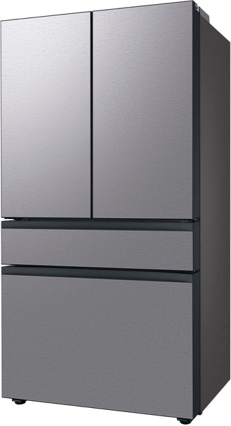 Samsung Bespoke 23 cu. ft. 4-Door French Door Smart Refrigerator with Beverage Center in Stainless Steel, Counter Depth