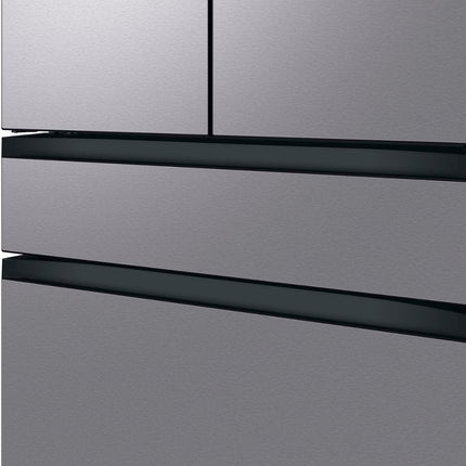 Samsung Bespoke 23 cu. ft. 4-Door French Door Smart Refrigerator with Beverage Center in Stainless Steel, Counter Depth