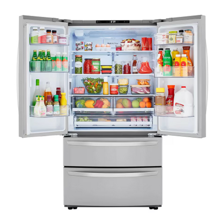 LG 29 cu. ft. 4 Door French Door Refrigerator with Double Freezer