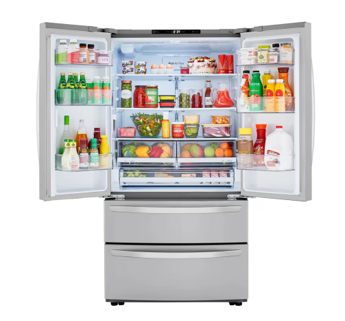 LG 29 cu. ft. 4 Door French Door Refrigerator with Double Freezer