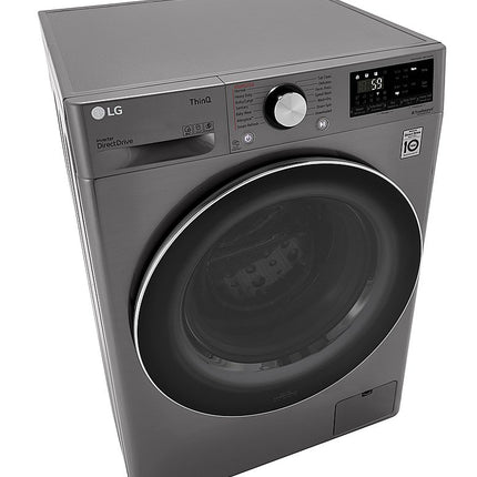 LG 24 in. W 2.4 cu. ft. All-in-One Compact Smart Front Load Washer & Ventless Dryer Combo with Steam