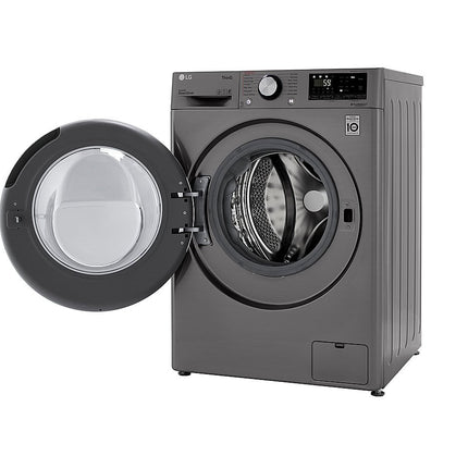 LG 24 in. W 2.4 cu. ft. All-in-One Compact Smart Front Load Washer & Ventless Dryer Combo with Steam
