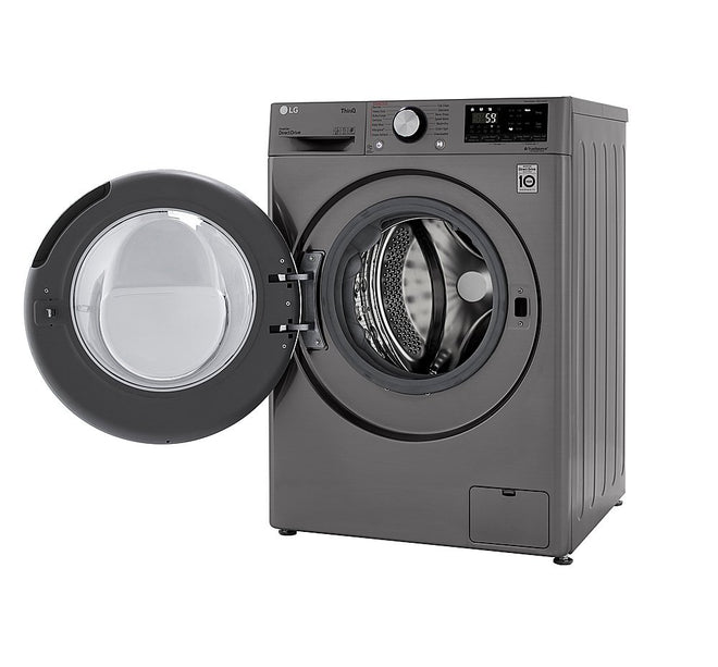 LG 24 in. W 2.4 cu. ft. All-in-One Compact Smart Front Load Washer & Ventless Dryer Combo with Steam