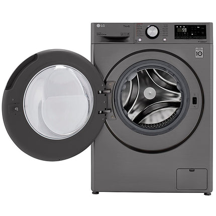 LG 24 in. W 2.4 cu. ft. All-in-One Compact Smart Front Load Washer & Ventless Dryer Combo with Steam
