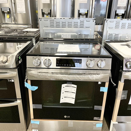 LG - 6.3 Cu. Ft. Smart Slide-In Electric True Convection Range with EasyClean and AirFry