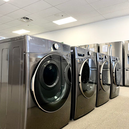 7.4 Cu. Ft. Stackable Smart Electric Dryer with Steam and Built-In Intelligence - Black steel