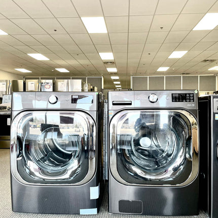 9.0 Cu. Ft. Stackable Smart Electric Dryer with Steam and Built-In Intelligence - Black steel