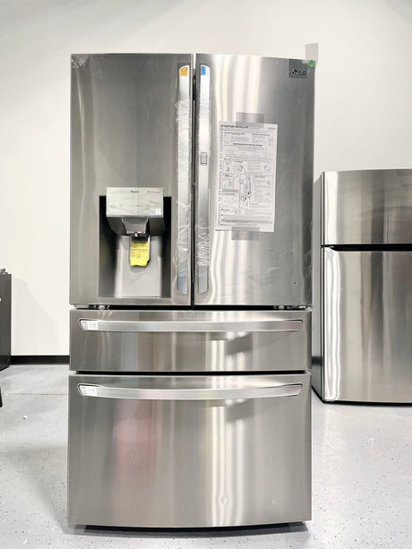 30 Cu. Ft. 4-Door French Door Refrigerator with Door-in-Door and Craft Ice - Stainless steel