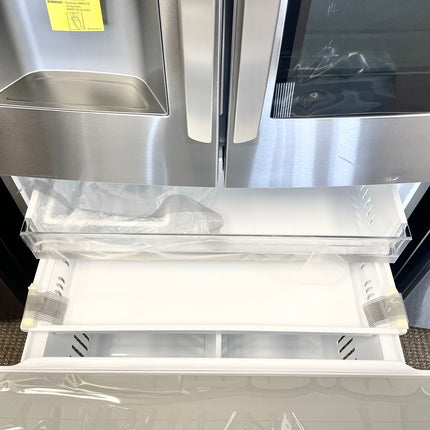 Clearance LG 24 Cu. Ft. French Door-in-Door Counter-Depth Smart Refrigerator with Craft Ice and InstaView - Stainless steel