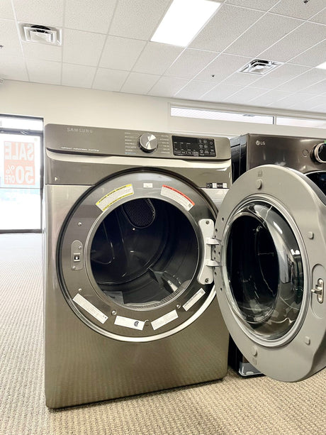 $499-$599 PICKUP! Samsung 7.5 cu. ft. Gas Dryer with Steam Sanitize+ and Smart Compatibility