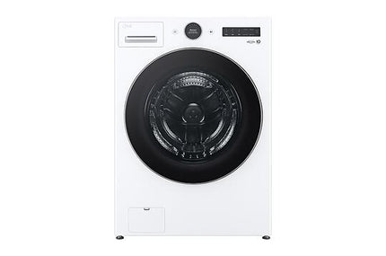 LG 4.5 cu. ft. Smart Front Load Washer with TurboWash 360 and 7.4 cu. ft. ELECTRIC Dryer with AI Sensor Dry and TurboSteam
