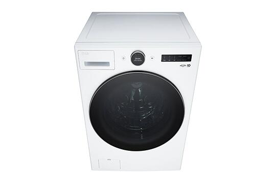 LG 4.5 cu. ft. Smart Front Load Washer with TurboWash 360 and 7.4 cu. ft. ELECTRIC Dryer with AI Sensor Dry and TurboSteam