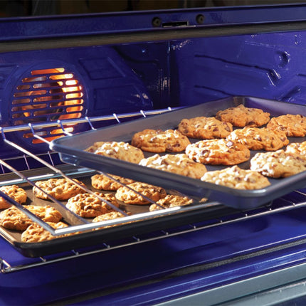 6.9 Cu. Ft. Self-Cleaning Freestanding Double Oven Gas Range with ProBake Convection - Stainless steel