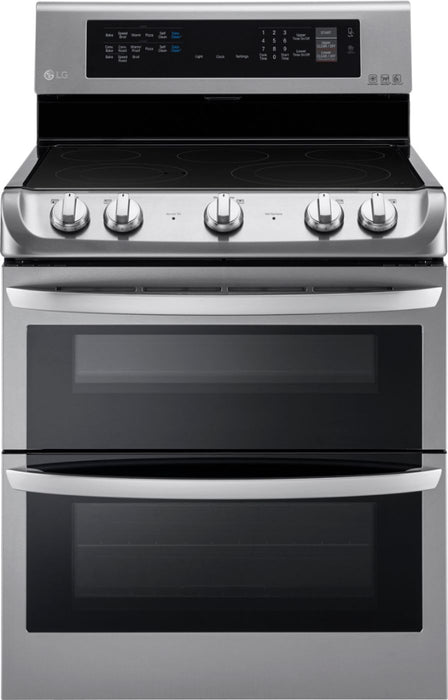 7.3 Cu. Ft. Freestanding Double Oven Electric Range with Self-Cleaning and ProBake Convection - Stainless steel