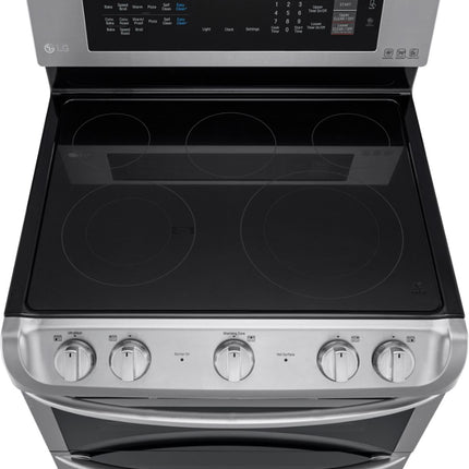 7.3 Cu. Ft. Freestanding Double Oven Electric Range with Self-Cleaning and ProBake Convection - Stainless steel