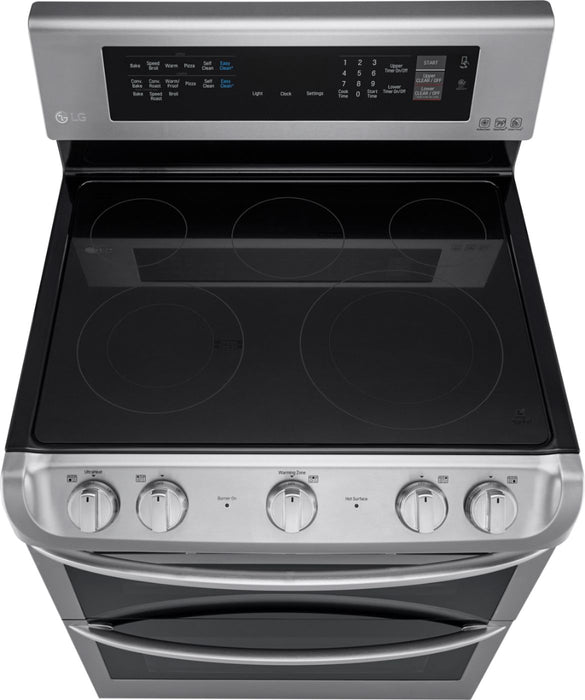 7.3 Cu. Ft. Freestanding Double Oven Electric Range with Self-Cleaning and ProBake Convection - Stainless steel