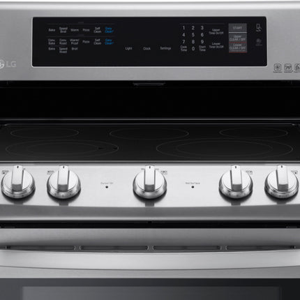 7.3 Cu. Ft. Freestanding Double Oven Electric Range with Self-Cleaning and ProBake Convection - Stainless steel
