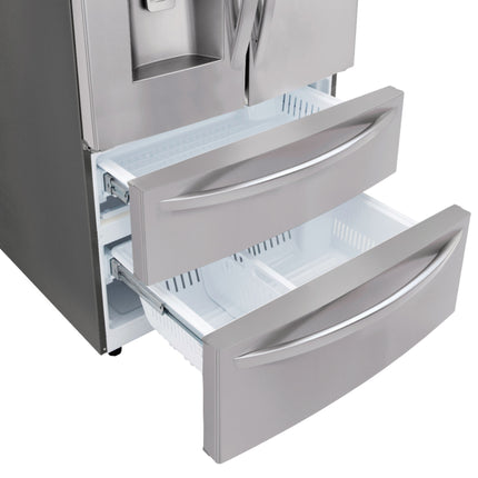28 Cu. Ft. 4-Door French Door Smart Wi-Fi Enabled Refrigerator PrintProof