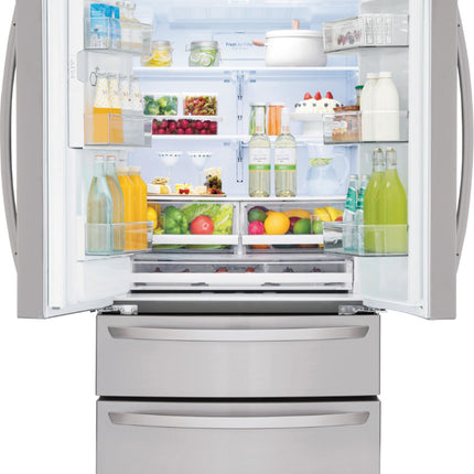 28 Cu. Ft. 4-Door French Door Smart Wi-Fi Enabled Refrigerator PrintProof