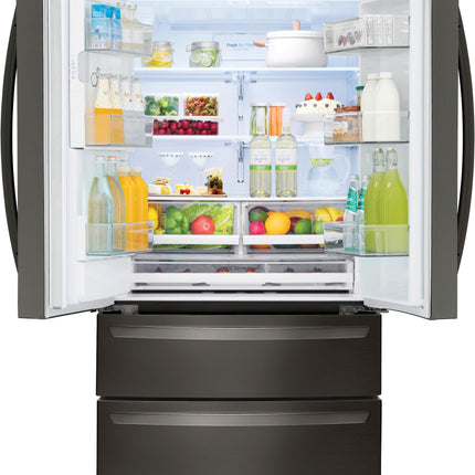 28 Cu. Ft. 4-Door French Door Smart Wi-Fi Enabled Refrigerator PrintProof