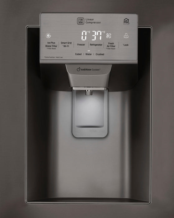 28 Cu. Ft. 4-Door French Door Smart Wi-Fi Enabled Refrigerator PrintProof