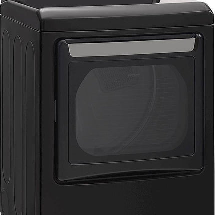 7.3 Cu. Ft. Smart Electric or Gas Dryer with Steam and Sensor Dry - Black steel