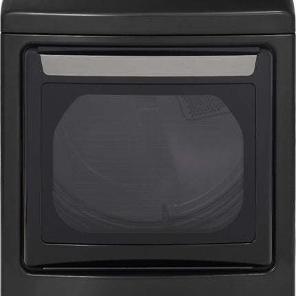 7.3 Cu. Ft. Smart Electric or Gas Dryer with Steam and Sensor Dry - Black steel
