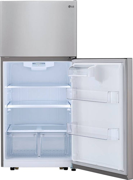 $399 PICKUP!! 20.2 Cu. Ft. Top-Freezer Refrigerator - Stainless steel