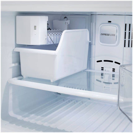 $399 PICKUP!! 20.2 Cu. Ft. Top-Freezer Refrigerator - Stainless steel