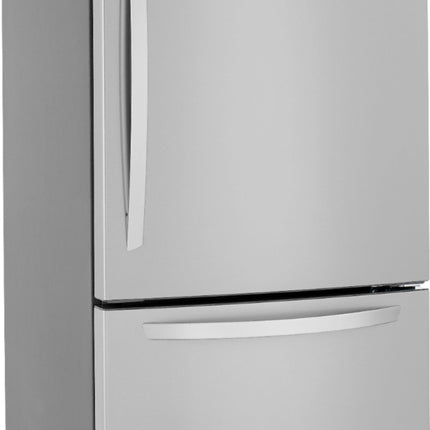 26 Cu. Ft. Bottom-Freezer Refrigerator with Ice Maker - Stainless steel