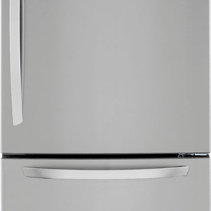 26 Cu. Ft. Bottom-Freezer Refrigerator with Ice Maker - Stainless steel