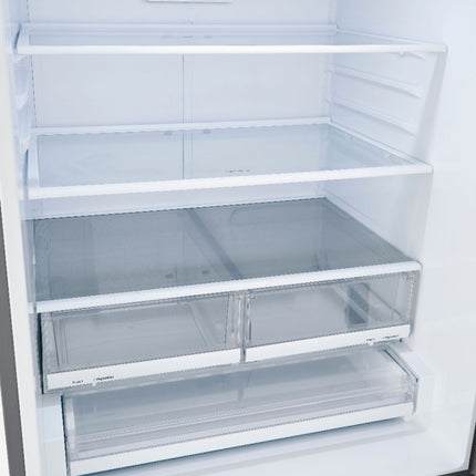 26 Cu. Ft. Bottom-Freezer Refrigerator with Ice Maker - Stainless steel