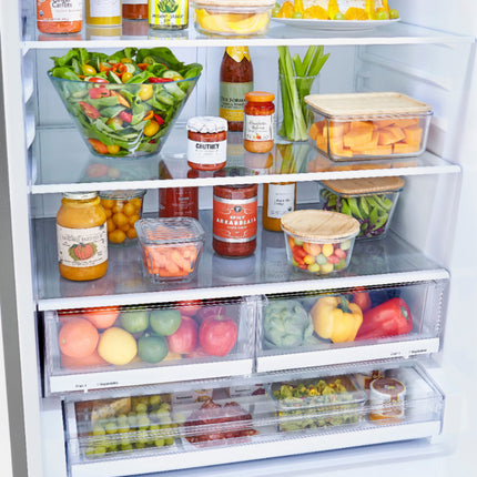 26 Cu. Ft. Bottom-Freezer Refrigerator with Ice Maker - Stainless steel