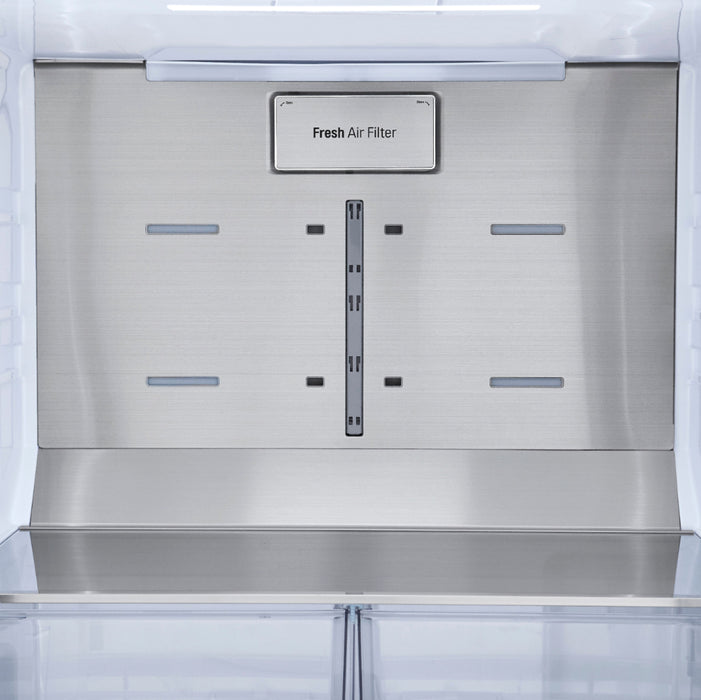 23 Cu. Ft. 4-Door French Door Counter-Depth Refrigerator with Door-in-Door and Craft Ice