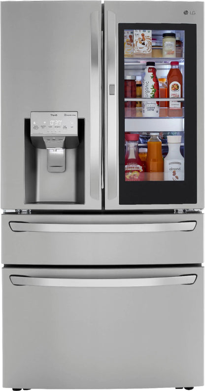 23 Cu. Ft. 4-Door French Door Counter-Depth Refrigerator with InstaView Door-in-Door and Craft Ice